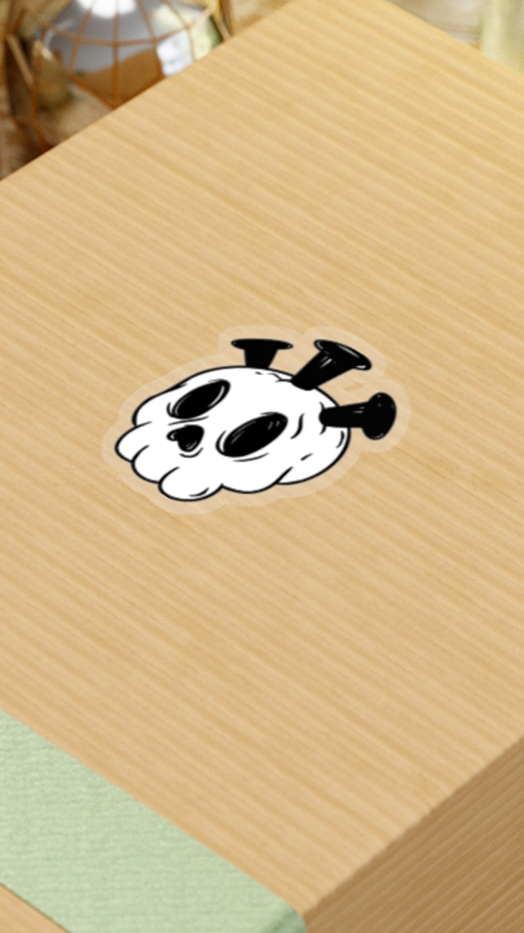 Saints Cutie Skull Sticker (Member Discount)